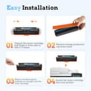 LxTek 219A Toner mit Chip 219X Kompatibel Schwarz für HP 219A Toner Set Original für HP Color LaserJet Pro MFP 3302FDWG Toner für Color LaserJet Pro MFP 3302SDWG 3302FDW Drucker WLAN A4 (4er-Pack) - 5