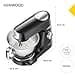 Kenwood Titanium Chef Baker Silver KVC85.004BK, Stand Mixer with Integrated Scale, 3 Stainless Steel Mixing Hooks and Rubber Whisk, 5L and 3.5L Bowls, 1200W, Black - 5