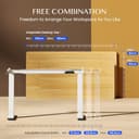 FLEXISPOT E1 PRO Tavolo Regolabile in Altezza a 2 Motori con Memoria Intelligente, Standing Desk Elettrico Motorizzato - 9