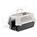 Ferplast Transportbox katze, Hundetransportbox kleine Hunde und Katzen bis max. 5 kg, aufklappbares Dach, mit Kissen und Napf, Lüftungsschlitze, 32,5x48xH 29 cm,Transportbehälter ATLAS 10 OPEN - 5