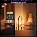 Philips Hue Smart LED A60 Lampe, White Ambiance, E27 Fassung, 8,1W, Vollspektrumlicht 1000K-20000K, 1100 Lumen, dimmbar, kompatibel mit Alexa, Google Assistant und Apple Home, 2er Pack - 6