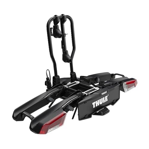 Thule Easyfold 3 Piattaforma Gancio Traino Portabici Black, 2(3) bikes