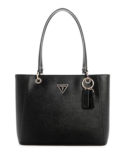 GUESS Women's Noelle Ii Tote, Shoulder Bag, Black, One Size