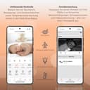 Motorola Nursery PIP1710 Connect WLAN-Babyphone mit motorisierter HD-Kamera und 12,7 cm (5 Zoll) Touchscreen, Weinerkennung und Übersetzung, Motorola Baby App, Nachtsicht, Montage für Kinderbett - 8