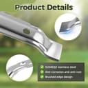 GoldOars 2 Stück Mähmesser Kompatibel mit Stihl iMOW RMI 422 422P C und Viking iMow Ml4 Series, 20cm Rasenmäher Messerklinge für Mähroboter - 3