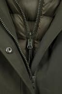 Mountain Warehouse Alaskan Womens 3 In 1 Long Jacket - Waterproof, Breathable & Adjustable Raincoat with Detachable Inner Coat & Taped Seams -For, Rain & Outdoors Khaki Women's Size 14 - 2