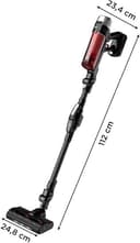Rowenta X-Force 9.60 Animal Care, Aspirapolvere Senza Fili, Tecnologia Flex, 45 minuti di Autonomia, 4 Modalità di Aspirazione, Display di Controllo Digitale, Ultraleggero, Rosso & Grigio, RH2078 - 7