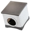 Ferplast - Dog kennel and Cat kennel Outdoor - Rabbit house - Heavy Duty Plastic - PETVILLA 50, 38.5 x 43 x h 38.5 cm - 3