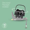 Maxi-Cosi Pebble 360 i-Size, Baby Car Seat, 360 Car Seat Newborn, 0-15 Months (40-83 cm), One-Hand Rotation, ClimaFlow, Easy-in Harness, G-Cell Side Impact Protection, Essential Black - 3