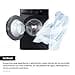 Lavasecadora Samsung con fondo reducido, 9kg/5kg, AI Ecobubble™, Programa Super Speed 39, AirWash, Clase E/A-10%, Negra - WD90DG5G34BBEC - 5