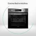 Candy FIDCP X625 L, Horno Multifunción, 70L, Bandeja y Rejilla, Limpieza Aquactiva, Convección + Ventilador radial, 8 Funciones, Display Timer Touch, Mandos Push&Pull, Puerta 2 Cristales, Inox y Negro - 7