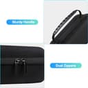 BOVKE Carrying Case for OMRON Evolv Bluetooth Wireless Upper Arm Blood Pressure Monitor, BP7000 One-Piece Design Portable OMRON BP Monitor Storage Bag, Black - 3