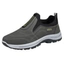 Generisch Scarpe da ginnastica da uomo, con suola spessa, antiscivolo, comode, da jogging, tinta unita, alla moda, traspiranti, per attività all'aria aperta, corsa, allenamento, sport, 38-44 EU - 1