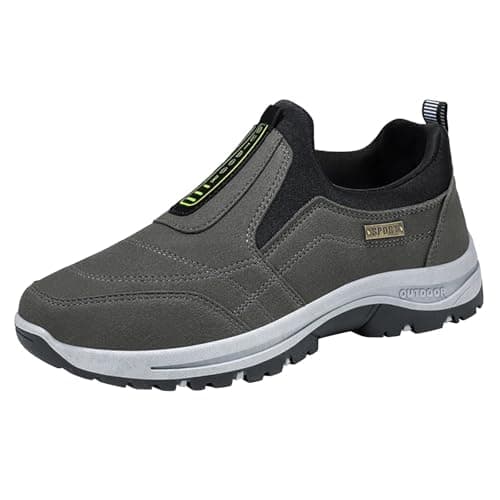 Generisch Scarpe da ginnastica da uomo, con suola spessa, antiscivolo, comode, da jogging, tinta unita, alla moda, traspiranti, per attività all'aria aperta, corsa, allenamento, sport, 38-44 EU