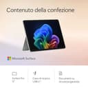 Microsoft Surface Pro | Copilot+ PC | LCD Touchscreen 12” | Snapdragon® X Plus | 16GB di RAM | 256GB di memoria | Ultimo modello | Platino - 6