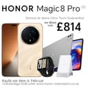 HONOR Magic8 Pro 5G Handy, 200 MP AI-Super-Nachtkamera, 50 MP AI-Selfie-Kamera, 6270 mAh ganztägiger Akku, 12 GB RAM 512 GB, IP68, IP69 & IP69 K, wasser- und staubabweisend, Dual-SIM, Android 16, Gold - 2