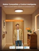 Govee RGBIC LED Plafón,30cm Lámpara Techo Inteligente 24W, Plafon Led Techo 2400LM con 16 Millones de Colores DIY, Trabajar con Alexa, Google Assistant, Luz Interior para Dormitorio, Salón, Cocina - 4