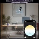 Philips Hue Smart LED A60 Lampe, White Ambiance, E27 Fassung, 6W, Vollspektrumlicht 1000K-20000K, 810 Lumen, dimmbar, kompatibel mit Alexa, Google Assistant und Apple Home, 4er Pack - 8