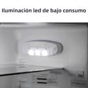 CHiQ FBM157L42 - Frigorífico Combi independiente 157L, 144 cm de alto, 47 cm de ancho, Compresor con 12 años de garantía, Tecnología Low Frost,39 dB, Puerta reversible, Diseño delgado en negro - 10