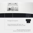 Dell 32 Plus Monitor - S3225QC, 4K UHD (3840x2160), 120Hz, QD OLED, 0.03ms, AMD FreeSync Premium Pro, HDR True Black 400, Dolby Vision, Altoparlanti integrati, 3 USB-C, HDMI, 3 Anni di Garanzia - 16