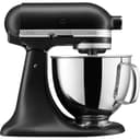 Kitchenaid Planetaria - Artisan - Robot da Cucina con testa inclinabile e 3 accessori - 4.8 L - Impastatrice - Color Nero Opaco - 1