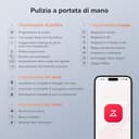 roborock Qrevo Edge S5A Robot Aspirapolvere e Lavapavimenti 18.500 Pa, zero grovigli, spazzola principale DuoDivide, spazzola laterale FlexiArm e Mocio, lavaggio ad acqua calda e autopulizia (Bianco) - 8