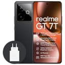 realme GT 7T 5G Smartphone,12+256GB,7000 mAh Battery,120W Charge,Dimensity 8400-MAX Chipset,IMX896 50MP Camera, AI Planner,6000nits Pro-Esports 120Hz Display,IP69,Black,Amazon Exclusive - 1