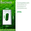 Idea Mower Premium Mähroboter Ersatzmesser passend für Stihl iMOW | Packung mit 30 Klingen | wetterfeste langlebige Messer - 3