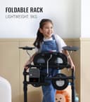 Set de Batería Eléctrica MK-0 con Pads de Malla Silent 7", Platillos de Goma 8", 12 Kits, 68 Sonidos, USB MIDI, Incluye Accesorios para Principiantes y Niños - 6