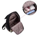 YANAIER Fashion Backpack For Women Ladies Water Repellent Nylon School Shoulder Purse Casual Daypack Rucksack Blue rose - 4