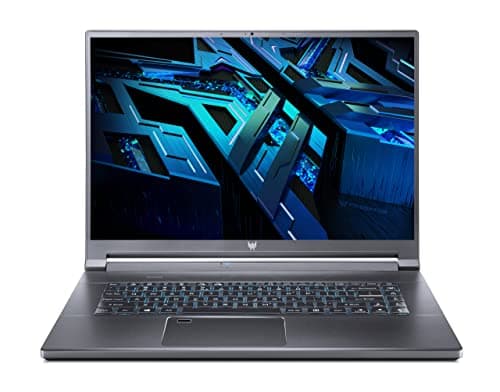 Acer Predator Triton 500 (PT516-51s-73YC) Gaming Laptop | 16 WQXGA 165Hz Display | Intel Core i7-11800H | 16GB RAM | 1TB SSD | NVIDIA GeForce RTX 3070 | Windows 10 | QWERTZ Keyboard | Grey