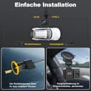 Dashcam Auto Vorne Hinten 4K, 5GHz WiFi Dash Cam mit GPS, 2.0" IPS, 170°Weitwinkel, Dual Auto Kamera mit 24Std Parküberwachung, Super Nachtsicht, WDR, G-Sensor, Loop-Aufnahme, 64GB SD Karte - 7