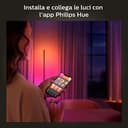 Philips Hue White and Color Ambiance Gradient Signe, Lampada da Tavolo LED con Luci Smart, Lampada da Tavolo Design con Bluetooh, Nera - 8