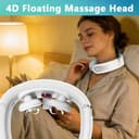 Massaggiatore Cervicale Collo, 5 Modalità 15 Livelli Elettrico Sollievo dal Dolore al Collo, Ricaricabile Neck Massager con Terapia Calore 42°C Massaggiatore Collo e Spalle per Domestico, Ufficio - 5