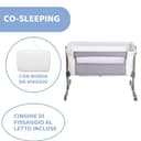 Chicco Next2Me Essential Culla Neonato Fianco Letto, Culla Co-Sleeping, Compatibile con Diversi Letti, Altezza Regolabile, Buona Circolazione dell'Aria, Materasso e Borsa inclusi, 0-6 Mesi, Bianco - 5
