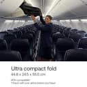 Bugaboo Butterfly 2 Lightweight Travel Stroller Cabin Size - Set with Bumper Bar - One-Hand Fold Portable Pushchair, Baby Buggy with Reclining Seat, Storage Basket, Carry Strap – Desert Taupe - 4