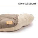 Ferplast Cuscino Cane e Gatto RELAX MICROFLEECE, Cuccia in Caldo e Soffice Micropile per Taglia Piccola, Lettino per Cani Lavabile, 55 x 36 x 12 cm. Grigio Tortora - 5