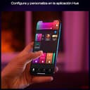 Philips Hue Devote Smart LED Panel Light, Ambiente blanco y de color, redondo 43 cm, 23 W, 2900 lúmenes, marco blanco para iluminación interior del hogar, techo, salón, cocina, pasillo - 5