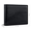 bugatti Savona Herren Geldbörse aus echtem Büffelleder, Portemonnaie mit RFID-Schutz, schwarz - 2