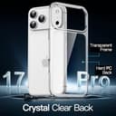 JETech Funda para iPhone 17 Pro 6,3 Pulgadas, Carcasa Anti-Amarillo Antigolpes, Anti-Arañazos Respaldo Transparente (Transparente) - 3