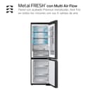 LG GBG5160CEV - Frigorífico Combi Instaview Door Cooling+, 1.86m, Clasificación C, Capacidad 352L, Acero Negro Grafito - 11