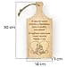 NM Idee Regalo Personalizzato per la Festa dei Nonni o Pensierino di Natale – Tagliere Artigianale in Legno di Faggio 30x14 cm con Incisione Laser (Per NONNI - Personalizzabile) - 6