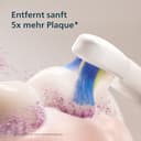 Philips Sonicare Series 3100 Elektrische Zahnbürste – Schallzahnbürste mit Drucksensor, drei Intensitätsstufen, EasyStart, SmarTimer, 14 Tage Laufzeit, Reiseetui, Weiß, HX4033/21, [Neu] - 3