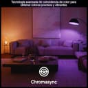 Philips Hue Bombilla LED Inteligente A67, White and Color Ambiance, Luz Blanca y de Colores, E27, 11,8W, Regulable 1000-20.000 K, 1600 lm, Alexa, Google Assistant y Apple Home, Pack de 1 - 5