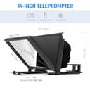 NEEWER X12 Teleprompter aus Aluminium mit RT 110 Fernbedienung und App Steuerung, kompatibel mit iPad, iOS/Android Tablet, Smartphone, DSLR Kamera, Ganzmetallkonstruktion (kein Kunststoff) Tasche - 6