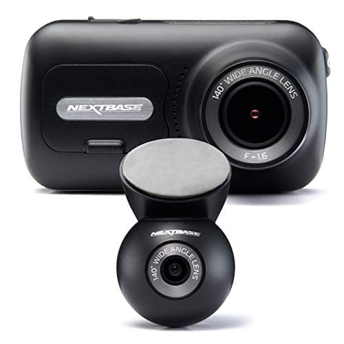Nextbase 322GW Dash Cam Front and Rear In Car Camera- Full 1080p/60fps HD - WiFi Bluetooth GPS- SOS Emergency Response, Intelligent Parking Mode, G-Sensor- 280° / 360 Dual 6 Lane Wide Recording