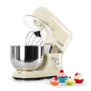 Klarstein Küchenmaschine, Knetmaschine mit 5L Schüssel, 1800W Profi Küchenmaschine mit Knethaken und Schneebesen, Universal Küchenmaschine mit 6 Stufen, Teigmaschine zum Rühren, Kneten und Aufschlagen - 1