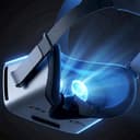 DESTEK V5 VR Headset for Phone w/VR Gamepad, 128 Premium VR apps Included, Anti-Blue Eyes Protected HD Lenses, 110° FOV Virtual Reality Headsets for iPhone, Android Phone - 2