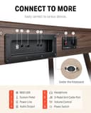 Donner DDP-80 Teclado de Piano Digital 88 Teclas, Acción de Martillo II, Piano Eléctrico para Hogar con Soporte, Triple Pedal, Conexión MIDI y Auriculares, Color Madera Nogal - 6