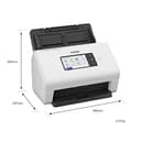 Brother ADS-4900W Scanner mit ADF + Bogeneinzug 600 x 600 DPI A4 Schwarz, Weiß (Brother ADS-4900W High Performance Wired and Wireless Desktop Document Scanner) - 3